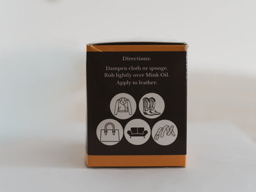 Mink Oil Leather Care Conditioning Balm with Beeswax