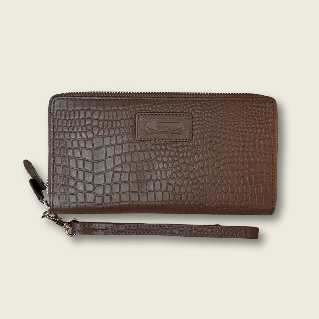 Large Double Zip Wristlet- Isiro Canada