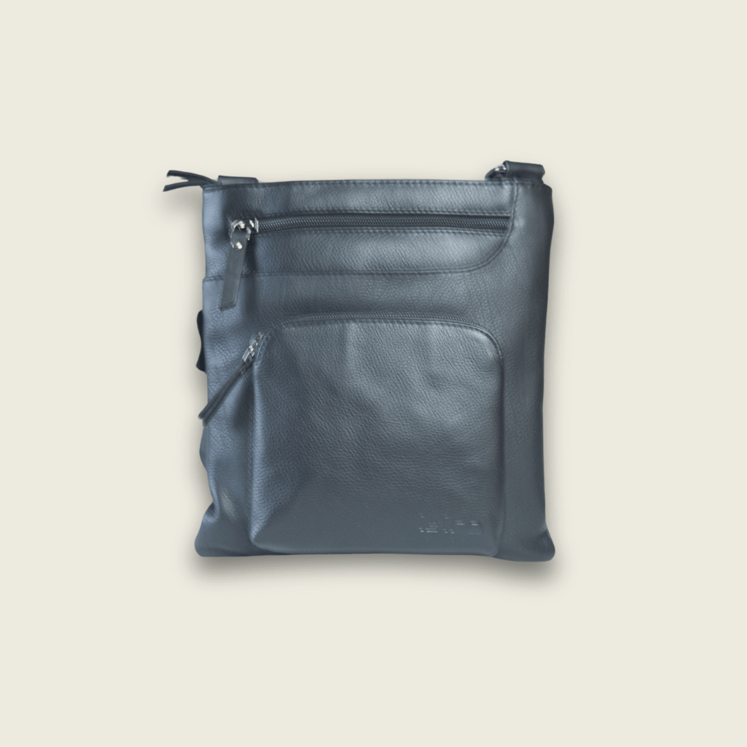 Genie Leather Crossbody Bag