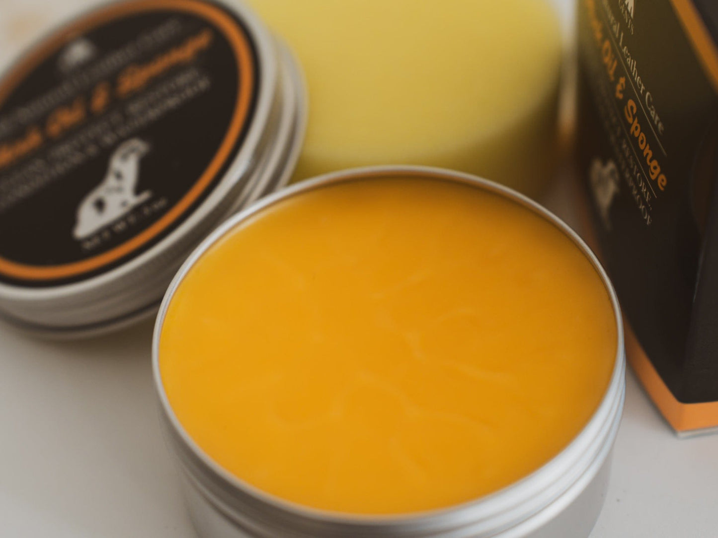 Mink Oil Leather Care Conditioning Balm with Beeswax