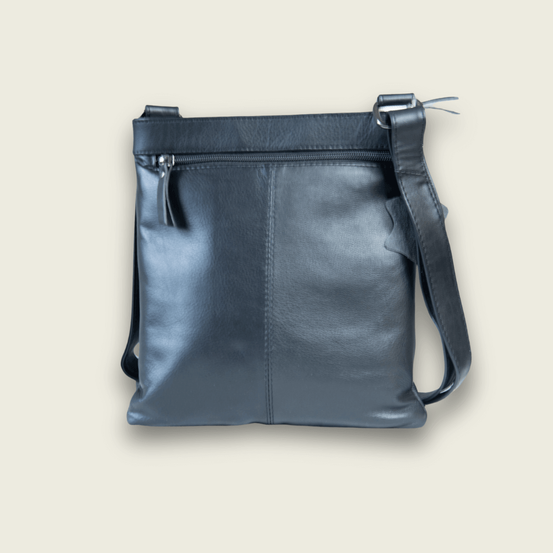 Genie Leather Crossbody Bag