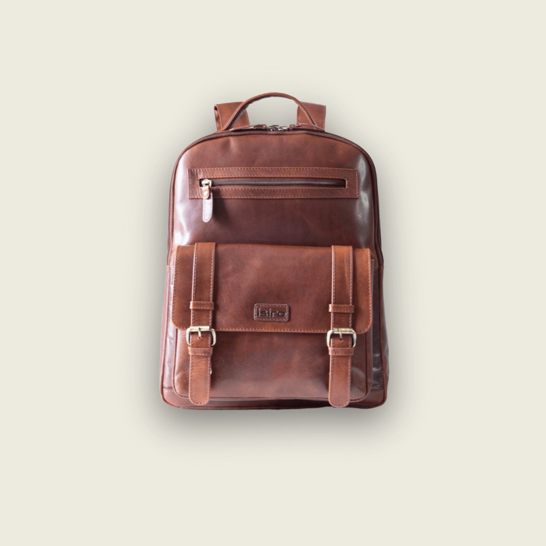 Marki Apex Leather Backpack- Isiro Canada