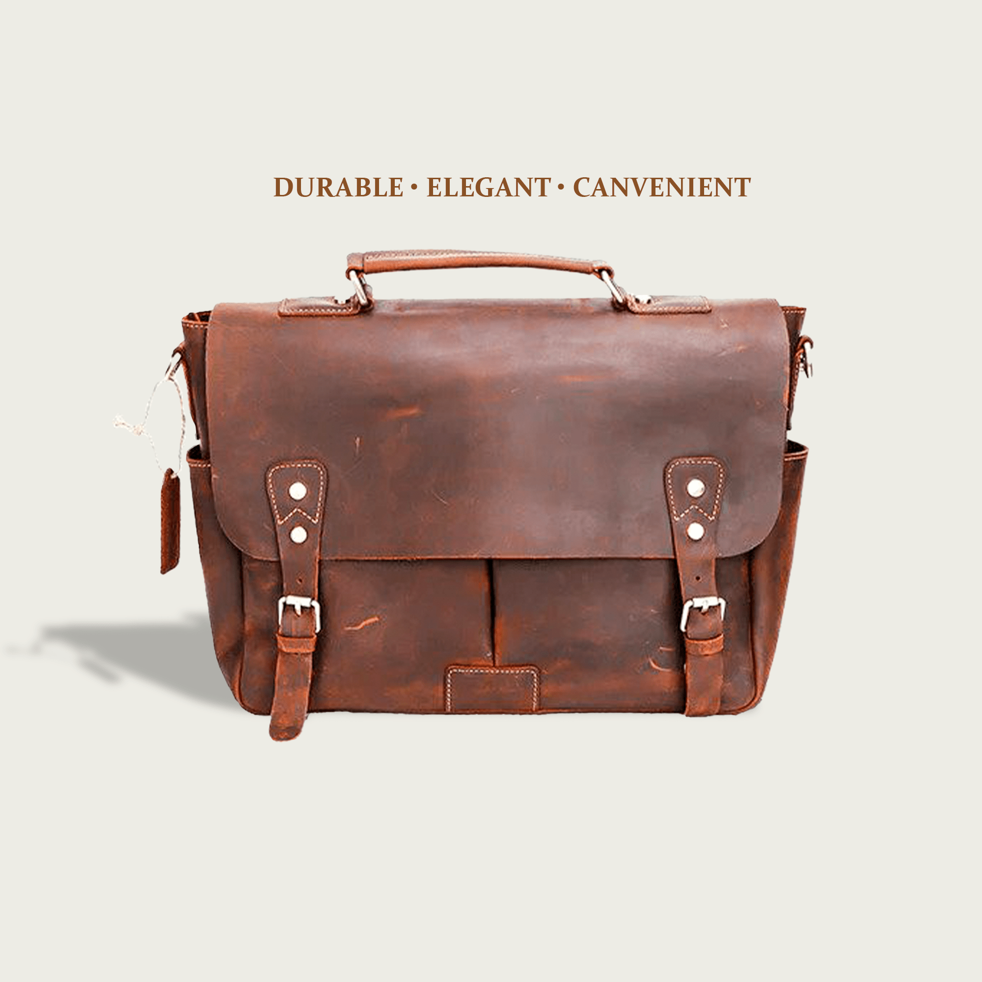 Ashton Leather Briefcase Bag