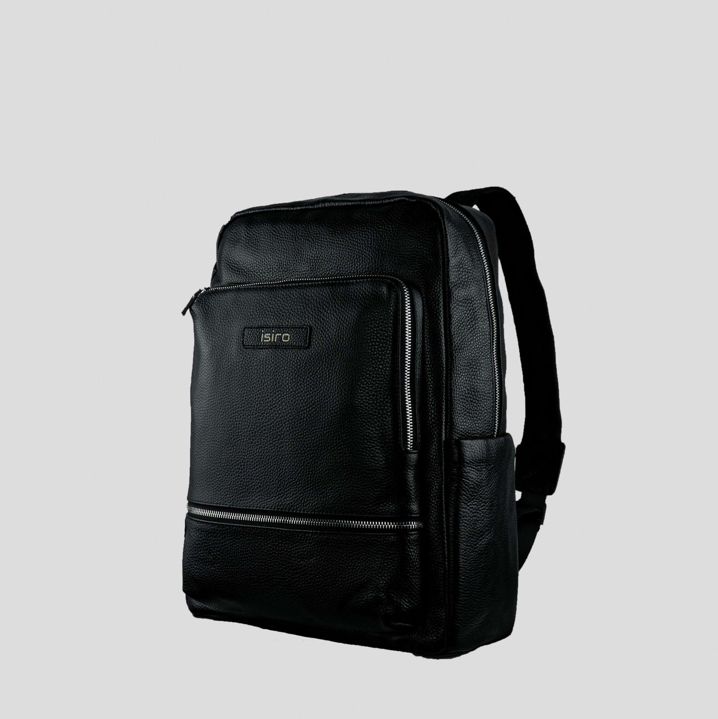 Raven Leather Backpack- Isiro Canada