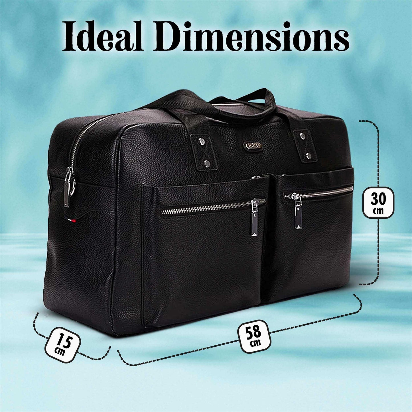 Leather Duffel Bag- Isiro Canada