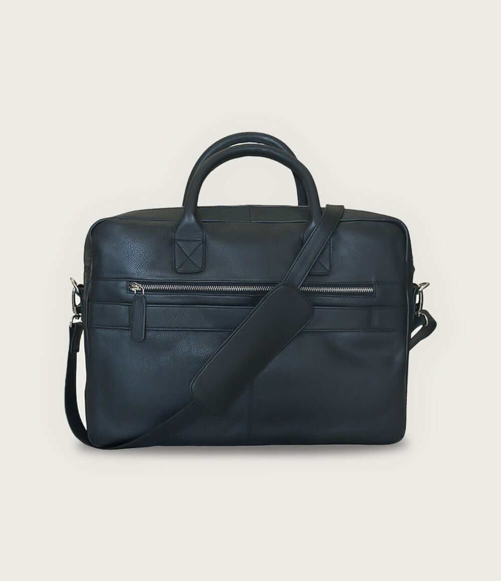 Ivan Leather Laptop Briefcase - Isiro Canada